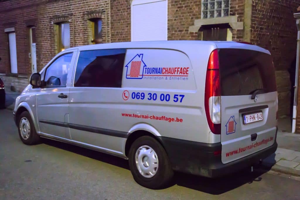 Camionnette Tournai Chauffage